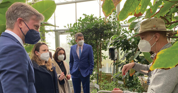 Inaugural visit: State Secretary Dr Dirk Günnewig at Rhein-Waal University of Applied Sciences