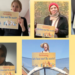 Students from Rhein-Waal University of Applied Sciences took part in the nationwide Reading Aloud Day