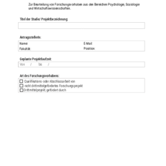 Antrag Ethikkommission