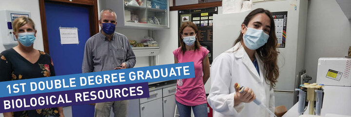 Erste Absolventin mit Doppelabschluss im Master Biological Resources