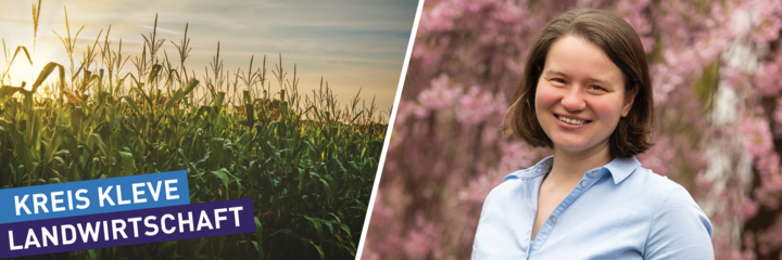 Wissenschaftlerin und Ansprechpartnerin für regionale Landwirt*innen und Unternehmen, Bernou Zoë van der Wiel, von der Hochschule Rhein-Waal