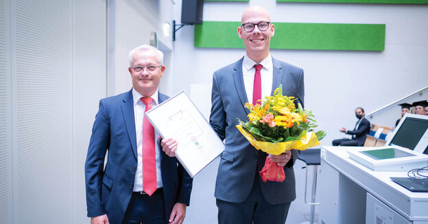 Graduates from the university were given a ceremonial send-off