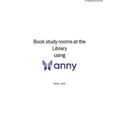 This document contains detailed information in English on how to book a room using the anny tool.