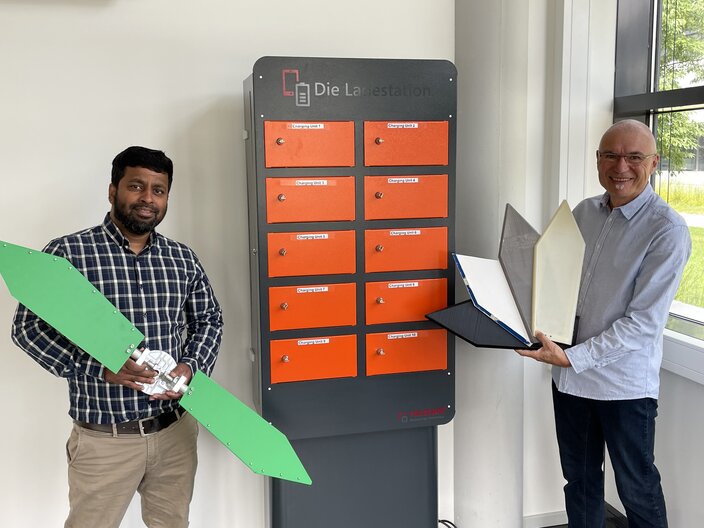 Wind helps charging mobile phones