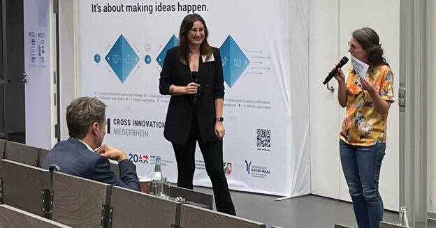 From left to right: Eva de Schrevel and Kersting Helmerdig