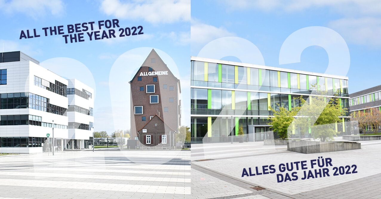 Rhein-Waal University of Applied Sciences wishes you all the best for 2022