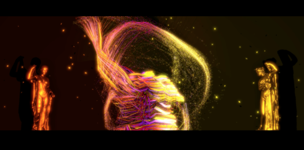 Video art by the Media Computing Group at Rhine-Waal University of Applied Sciences accompanies *Carmina Burana*