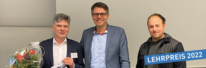 „Lehre(n) in und aus der Pandemie“: Lehrpreis 2022 der Hochschule geht an Prof. Dr. Rolf Becker