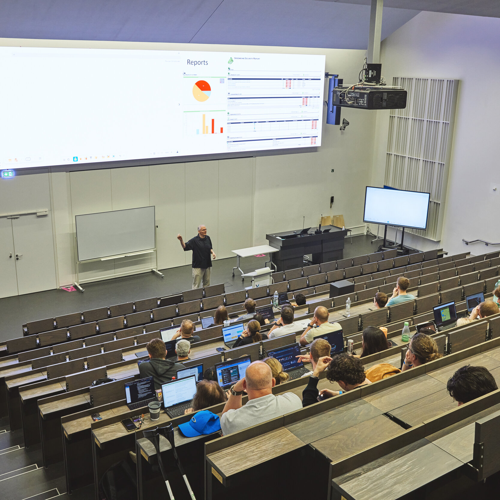 Unterrichtssituation im Hörsaal