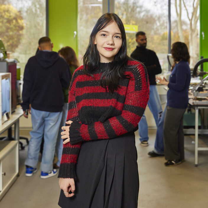 Miruna Spineanu aus Rumänien Portraitbild der Studentin Miruna Spineanu