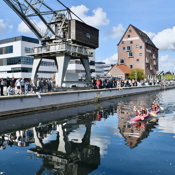 The Kleve campus during Freshers’ Week.