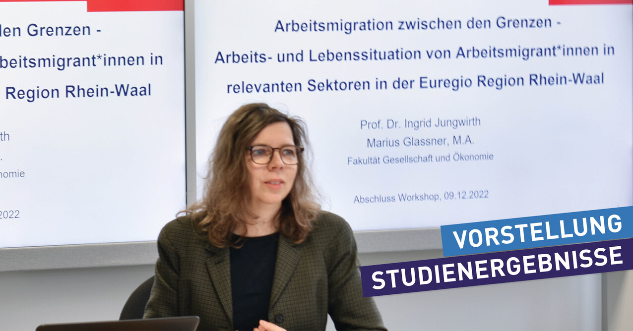 Prof. Dr Ingrid Jungwirth during the final workshop of the ‘Labour Migration Across Borders’ project