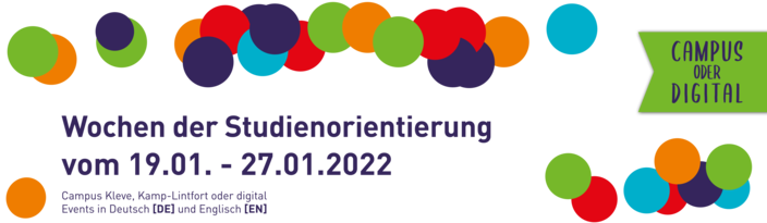 Wochen der Studienorientierung an der Fakultät Technologie und Bionik