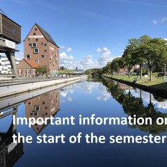 Important information on the start of the winter term 2020/21