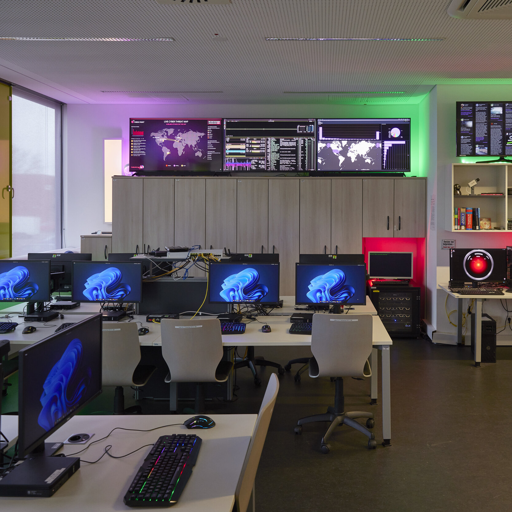 Blick in das IT-Labor