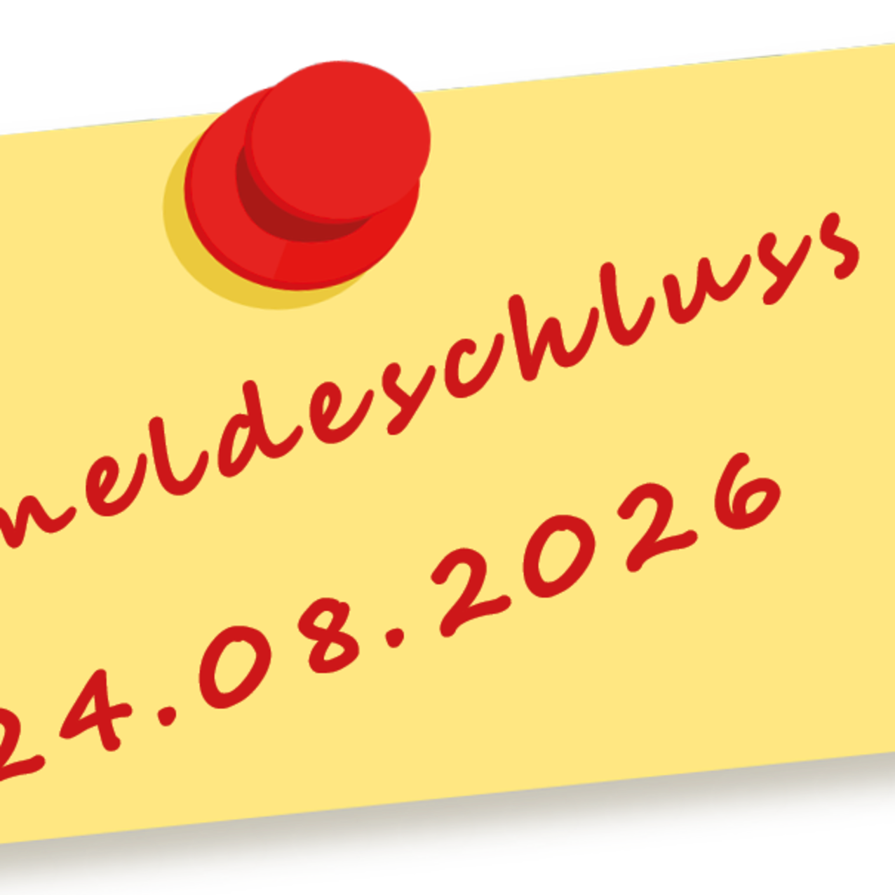 Bitte beachten Sie die Fristen zur Prüfungsanmeldung