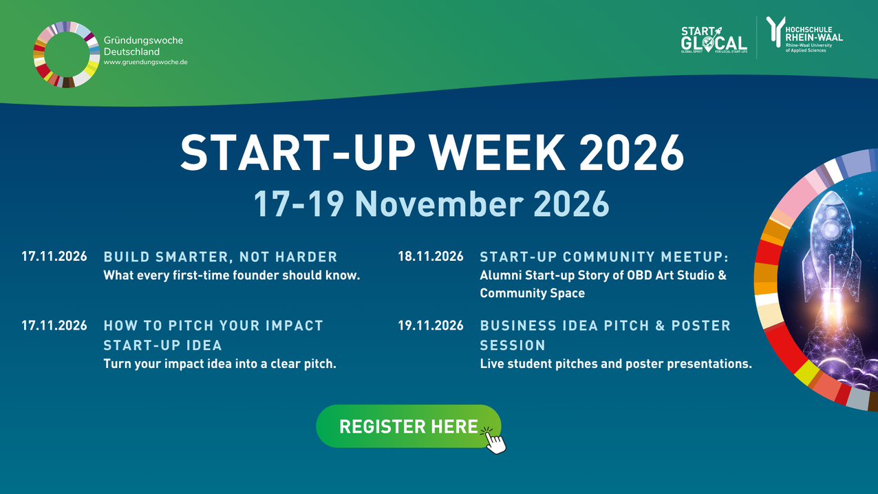 Veranstaltungsplan Start-up Week 2026