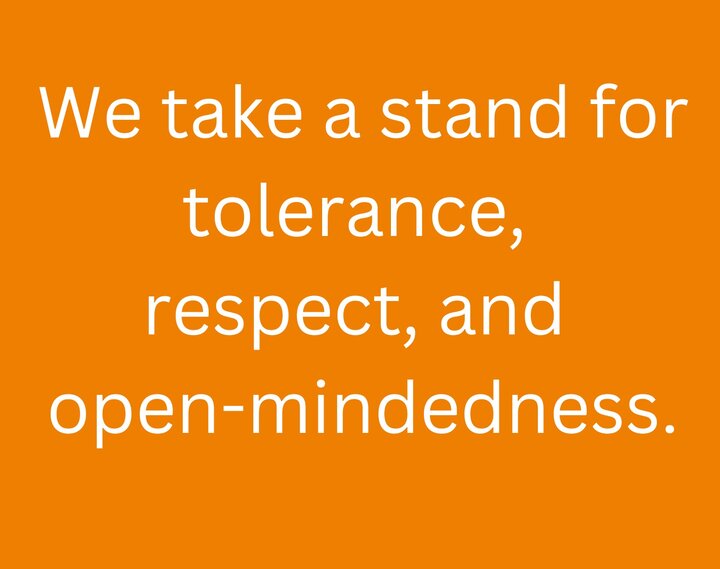 We take a stand
