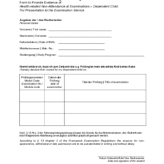 Download form: Proof of a child’s inability to sit an exam due to illness