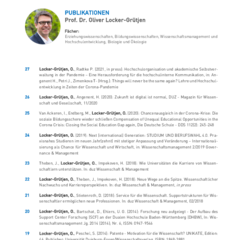 Publikationen Prof. Dr. Oliver Locker-Grütjen