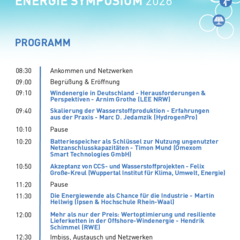 Programm Energie Symposium 2026