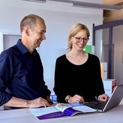 Staff at the Centre for Research, Innovation and Transfer provide advice on research funding