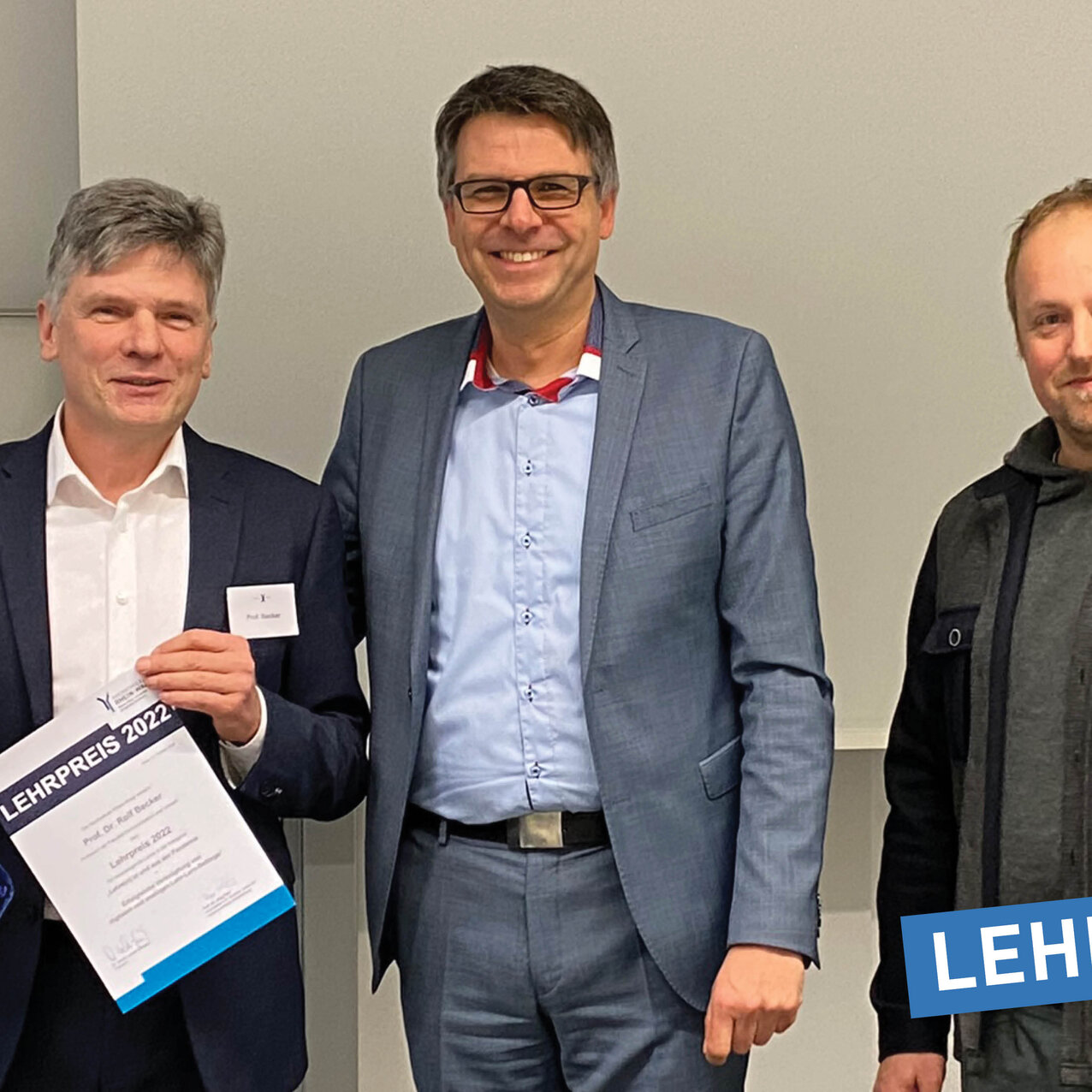 Von links nach rechts: Prof. Dr. Rolf Becker, Dr. Oliver Locker-Grütjen, Prof. Dr. Jörg Petri
