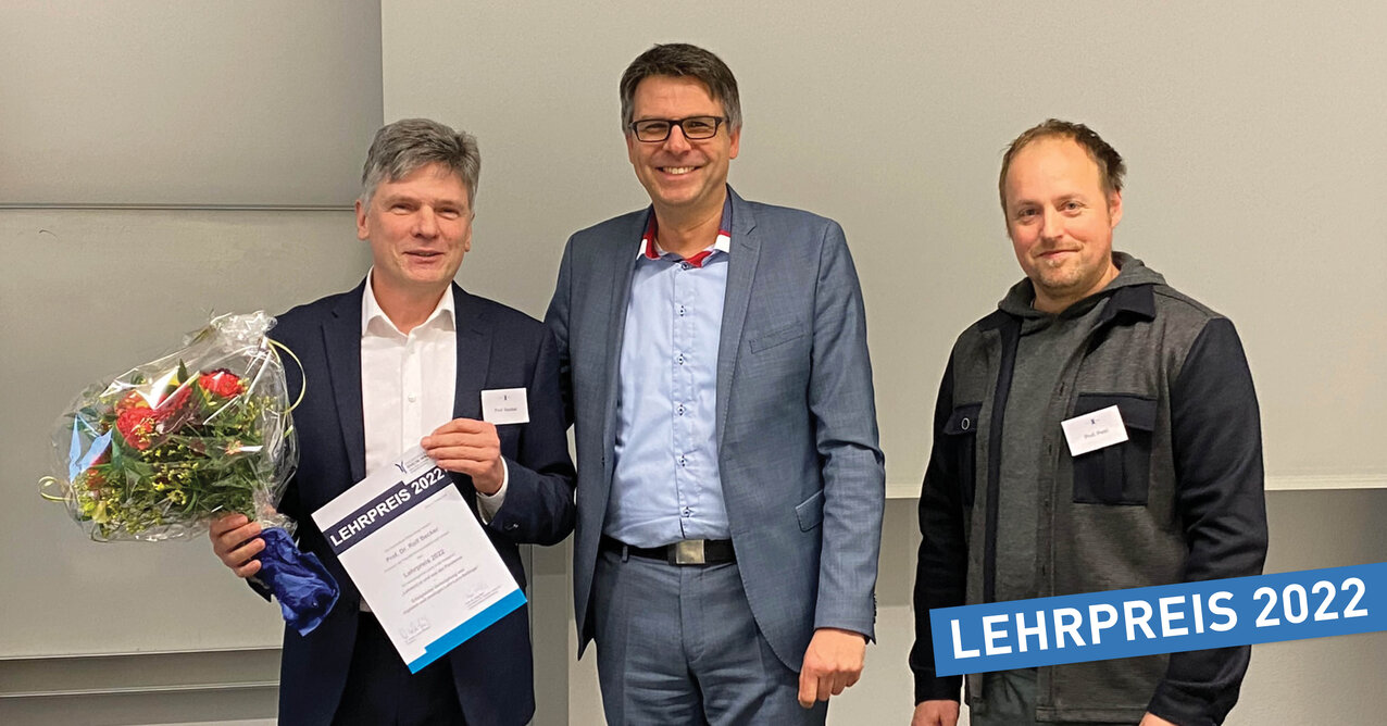 From left to right: Prof. Dr Rolf Becker, Dr Oliver Locker-Grütjen, Prof. Dr Jörg Petri