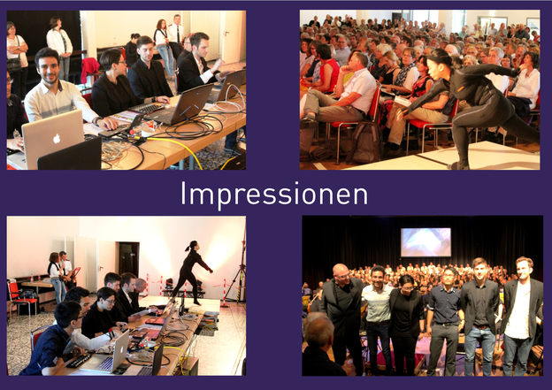 Video art by the Media Computing Group at Rhine-Waal University of Applied Sciences accompanies *Carmina Burana*