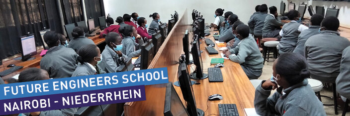 Vom Niederrhein nach Nairobi: Bei „Future Engineers School“ bekommen Schülerinnen Einblicke in das Ingenieurwesen