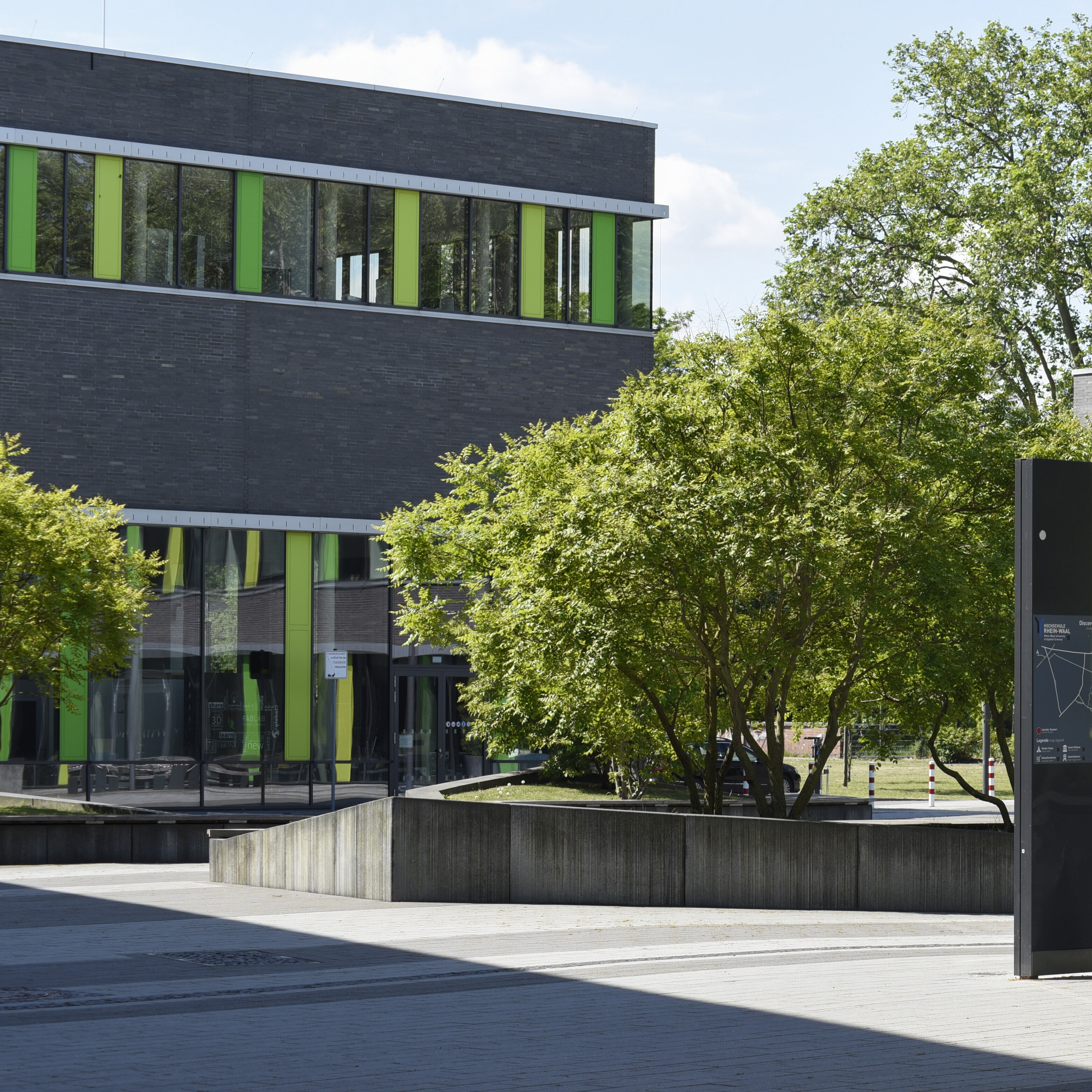 Gebäude am Campus Kamp-Lintfort