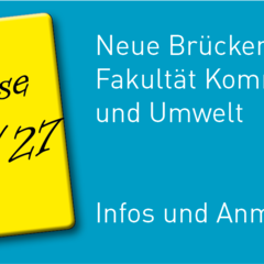 Brückenkurse der Fakultät Kommunikation und Umwelt