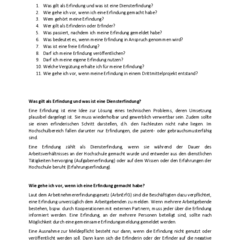 Flyer Patente und Erfindungen