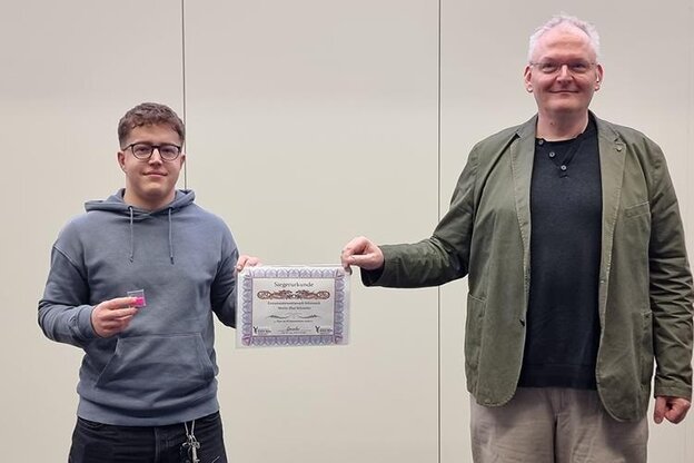 3rd place: Moritz-Elias Schneider, also a work-study student at the State Office for Central Police Services (LZPD NRW) under Prof. Dr Ulrich Greveler