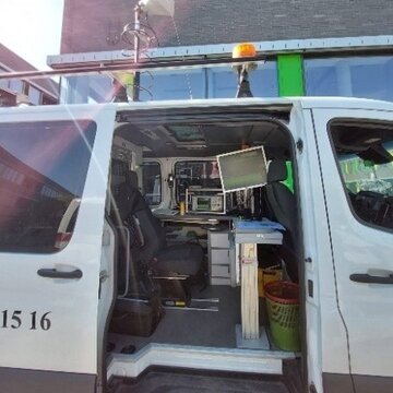 Einblick in den Messwagen der Bundesnetzagentur