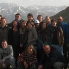 Delegation from Rhein-Waal University of Applied Sciences on a field trip to Kyrgyzstan
