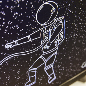 Bildschirmschoner mit Darstellung eines Astronauten