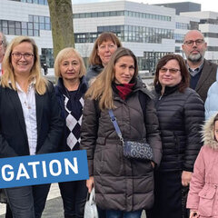 Support from Kleve for universities in Kharkiv: Ukrainian delegations visit Rhein-Waal University of Applied Sciences