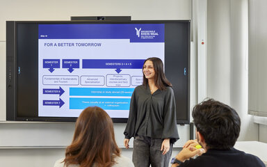 Vorlesung im Studiengang Sustainable Tourism