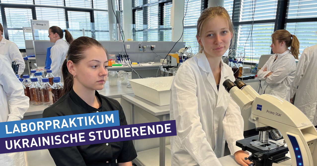 Ukrainian students complete a laboratory placement at Rhein-Waal University of Applied Sciences