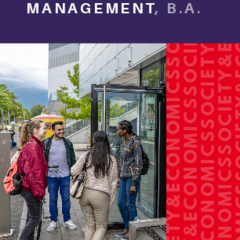 Studiengangsflyer International Business and Management