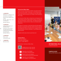 Studiengangsflyer International Relations
