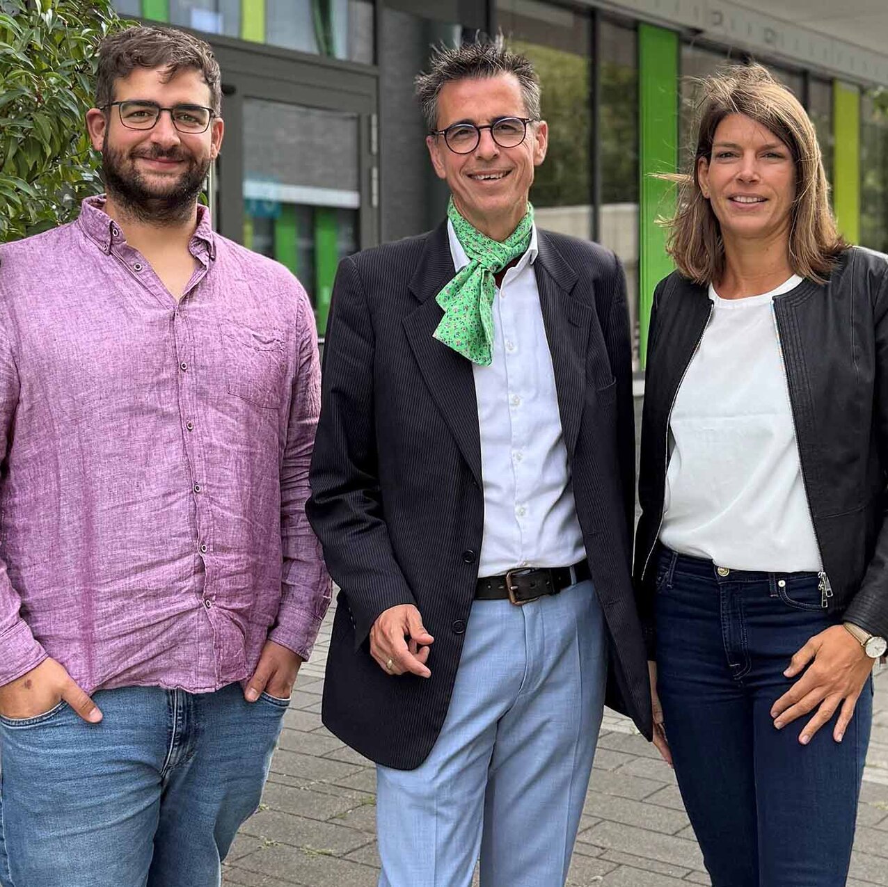 Prof. Große-Kampmann, Prof. Hegemann und Prof. Weidner