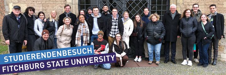 Studierende aus Fitchburg zu Besuch in Kleve