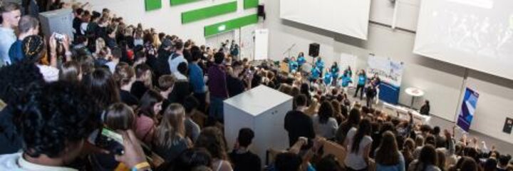 Begrüßung der neuen Studierenden an der Hochschule Rhein-Waal