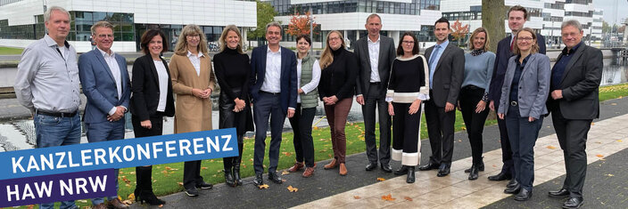Kanzler*innen der Hochschulen in Nordrhein-Westfalen zu Gast an der HSRW
