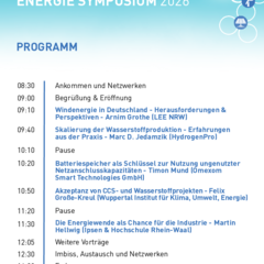 Programm Energiesymposium 2026