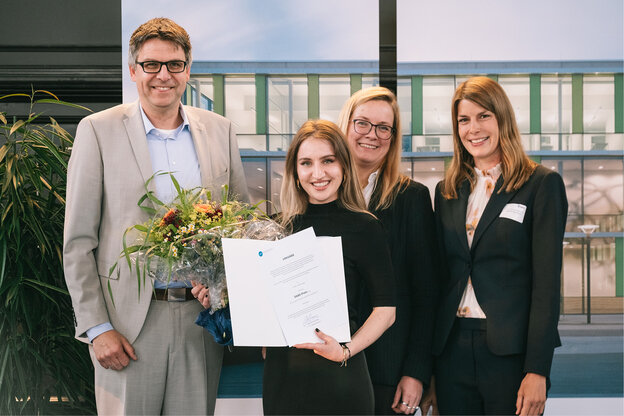 (from left to right): Prof. Dr Oliver Locker-Grütjen, Sanda Iacub, Prof. Dr Tatiana Zimenkova, Prof. Dr Kathrin Weidner