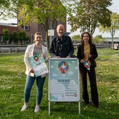 From left to right: Lina Kersten, Dirk Posdena, Pascale van Koeverden