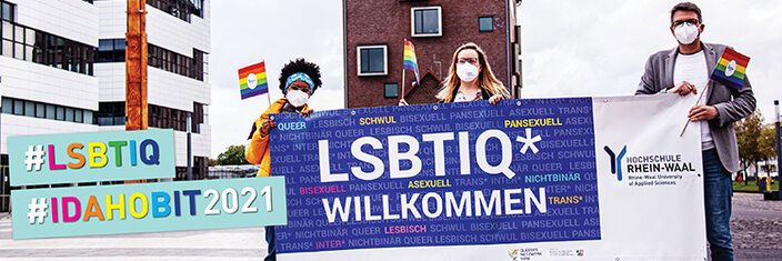 Internationaler Tag gegen Homophobie: Hochschule Rhein-Waal zeigt sich solidarisch